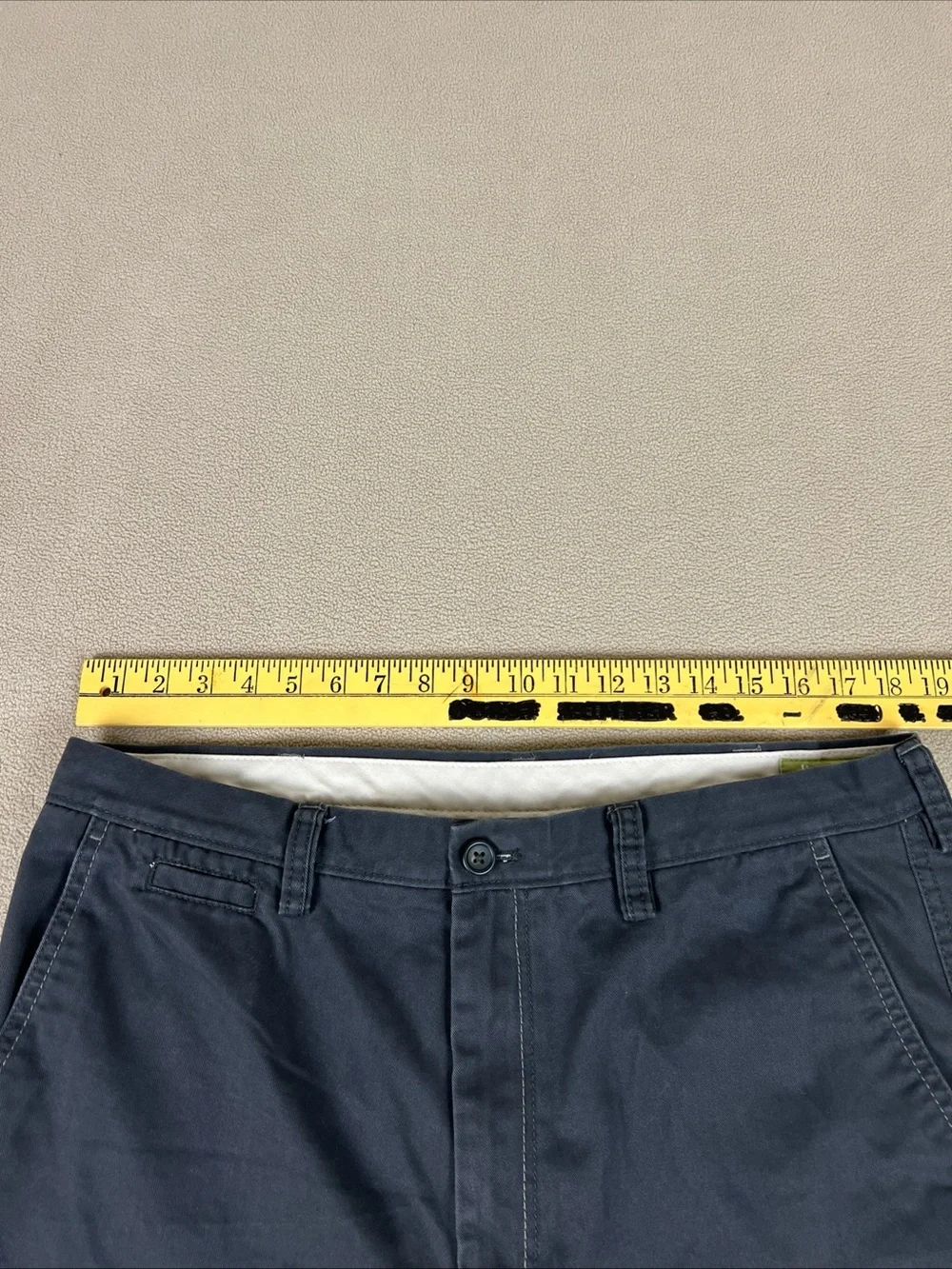 Haggar Relaxed Straight Khaki Pants, Dark Grey. Repreve. Men's Sz 36x34